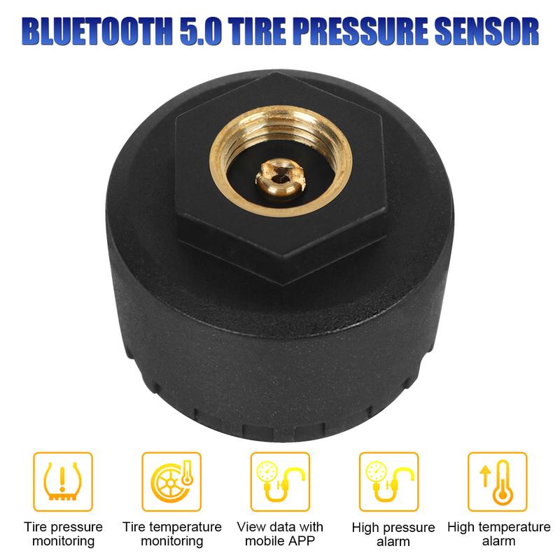 External Android/IOS Car Tire Pressure Sensors Bluetooth 5.0 Tire Pressure Monitoring System Mobile Phone APP Display TPMS