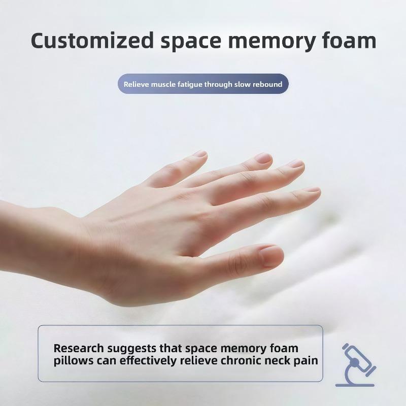 Memory-Schaumstoffkissen Schmetterlingsform Nackenkissen Hohe Dichte Memory-Schaumstoff Atmungsaktiver Bezug Ergonomisches Konturdesign