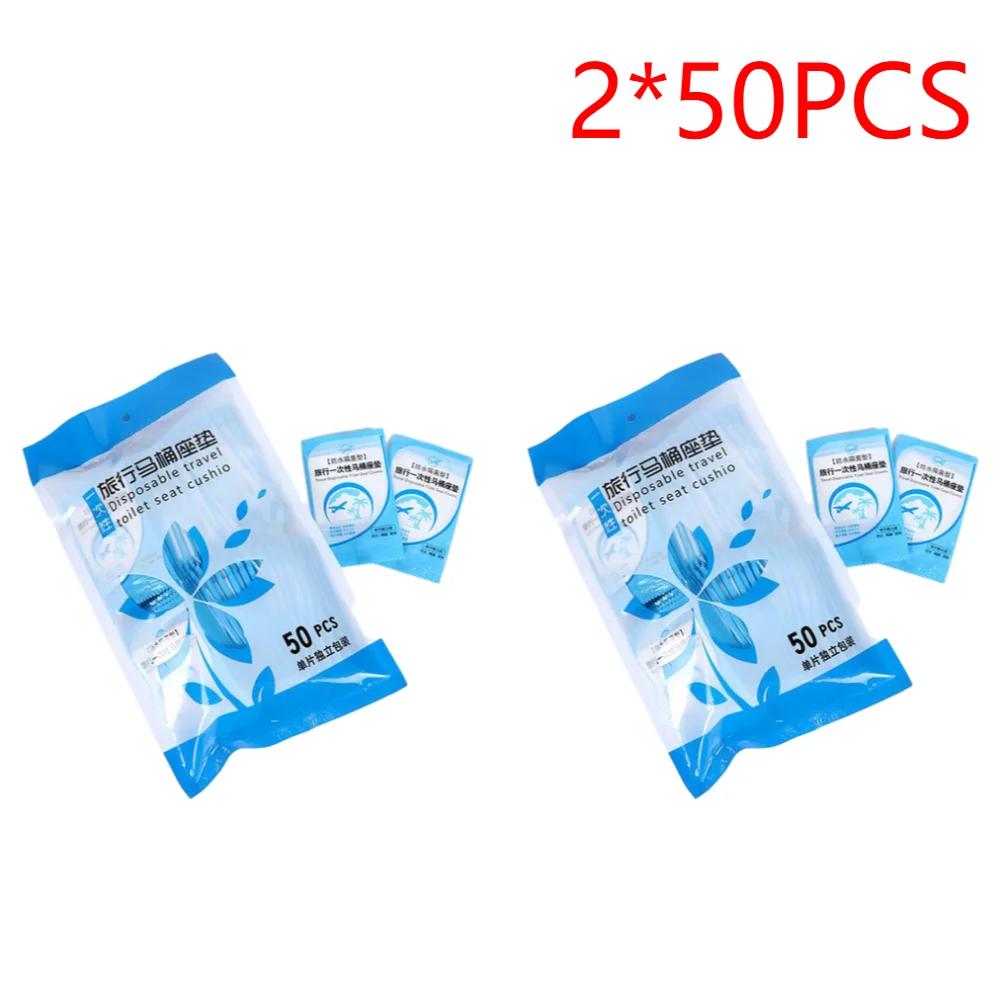 50-500pcs Travel Disposable Toilet Seat Covers Portable Camping Hotel Bathroom Toilet Seat Protector Waterproof Toilet Mat