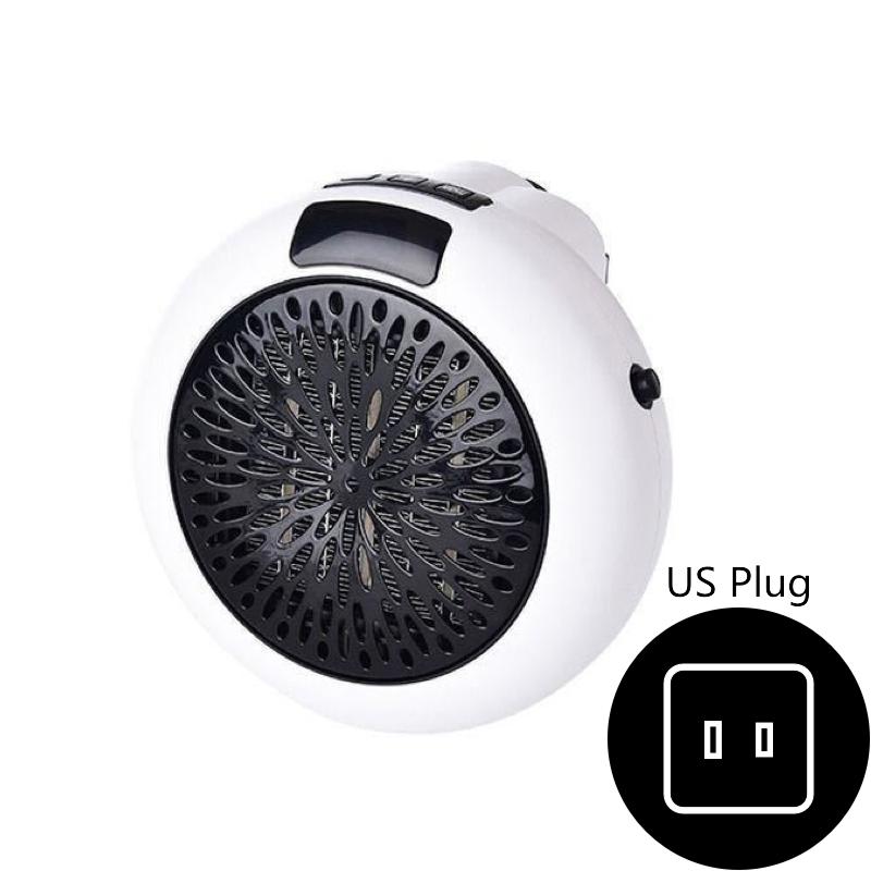 Portable 220v Mini Space Heater Wall-mounted Adjustable Constant Temperature Room Air Heater Timer Set Home Air Heater