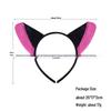 Cross-Border Cute Plush Fox Ears Headband Set for Halloween and Face Washing