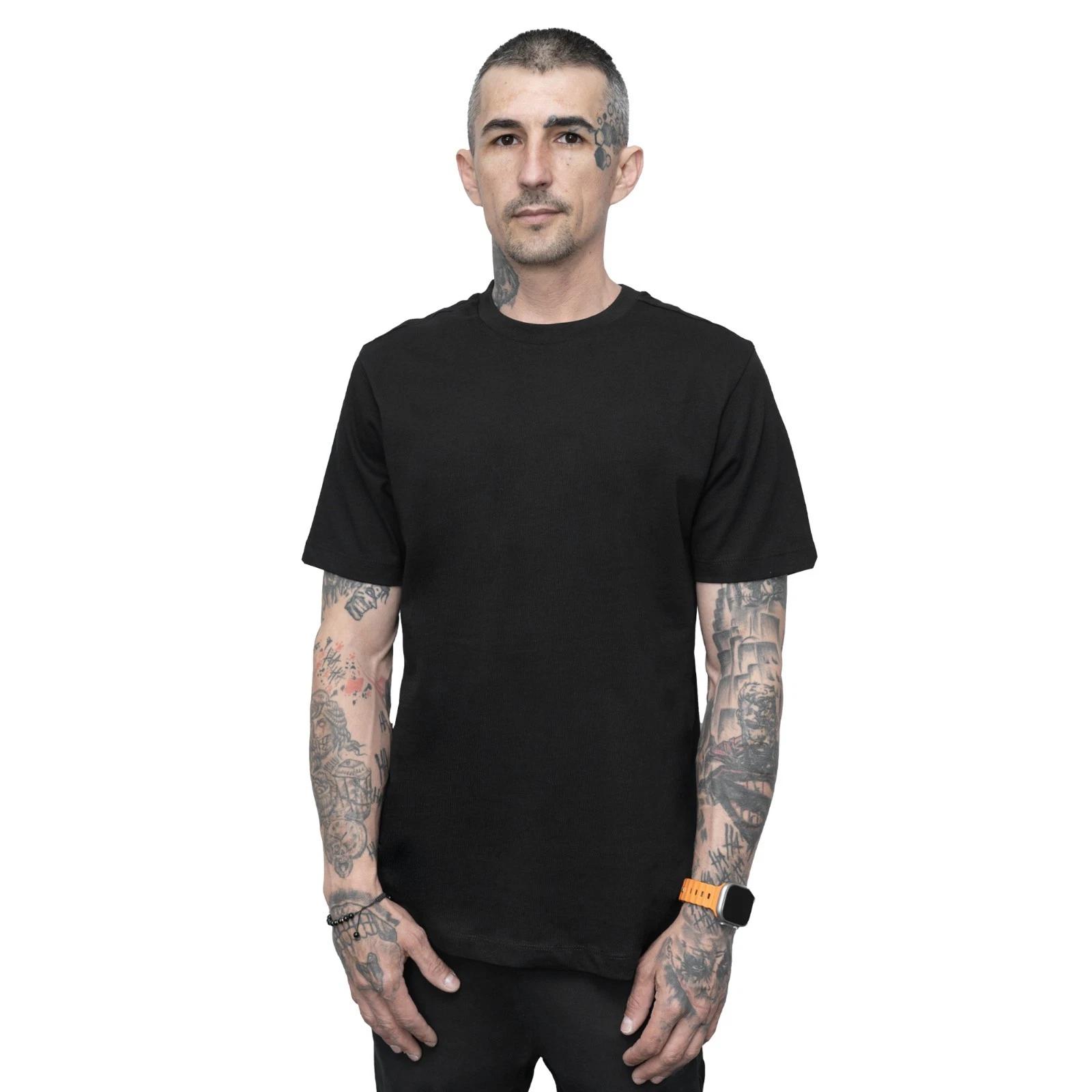 Unisex Classic Short-Sleeve T-Shirt Regular Fit Cotton-Blend Crew Neck 2XL