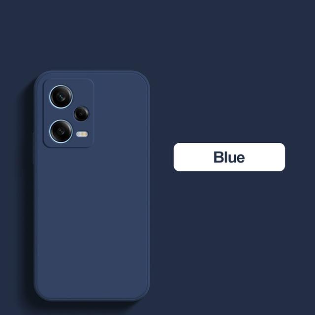 Redmi Note 12 Pro Plus Turbo Case Square Liquid Silicone Soft Cover For Xiaomi Redmi Note 12 Turbo Note12 Pro Plus 5G Phone Case