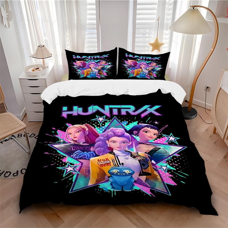 Huntrxx Future Fashion Icons Print 3Pcs Bedding Setduvet Cover With 2 Bedropillowcase Home Birthday Gift