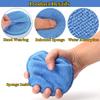 Microfiber Car Applicator Pads Advanced Square Car Paint Polishing and Waxing Sponges Cars Paint and Cockpit Detailing Care Tool