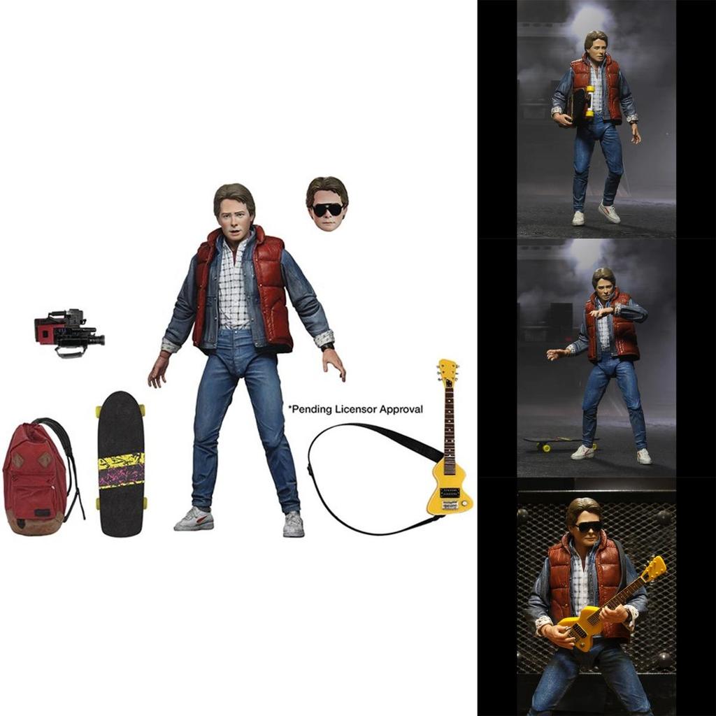 Back To The Future Martin Doll Model Anime Collectible Figure Classic Sci-fi Movie Memorabilia Pvc Material Home Decor