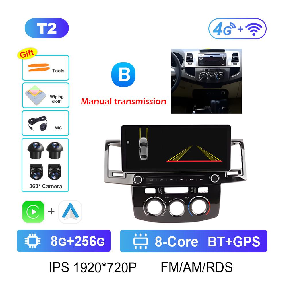 For Toyota Hilux 2005 2006 2007 2008 - 2014 Car Video Radio Multimedia Player Android Smart System Navigation GPS Bluetooth WIFI