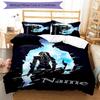 3pcs Custom Name Solo Leveling Bedding Set Duvet Cover Closure Includes 1 Duvet Cover & 2 Pillowcases for All Seasons Bedroom Decor