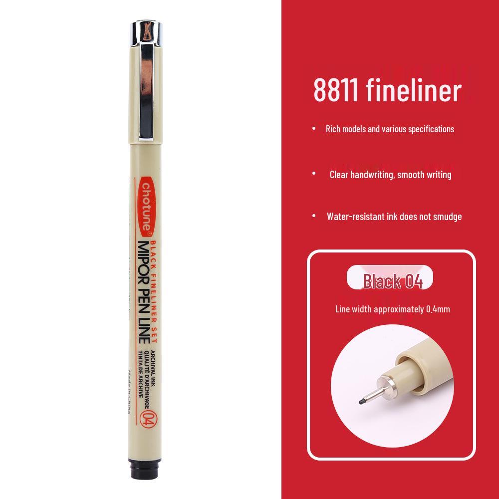 Autumn Figure Waterproof Pen Set for Art, Architectural Design, Manga, and Hand-Drawn Outlining