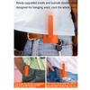 4 Speeds Waist Clip Fan 6H Working Time Portable Body Cooler  Outdoor Works