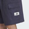 Adidas Sportswear Cargo Shorts With Logo Patch Men Bottoms Hidden-Cyan IS4939