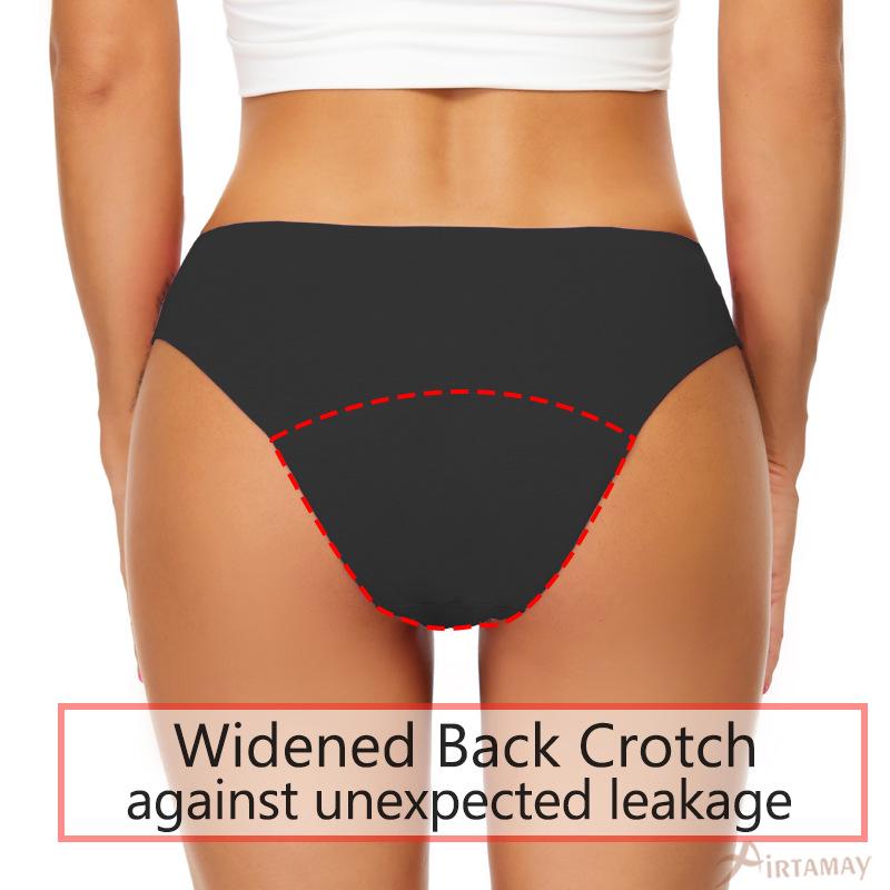 Seamless Women's Leak-Proof Menstrual Swimsuit Panties - Four-Layer Protection