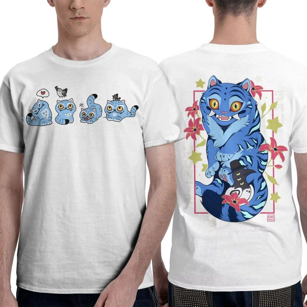Y2K Print Short Sleeve Streetwear Sports T-Shirt KPop Demon Hunters Tiger Cotton T-Shirt Novelty Fashion Tee Shirt Funisex