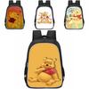 Winnie The Pooh Large Capacity Lightweight 3d School Backpack For Kids And Students Unisex Oxford Fabric