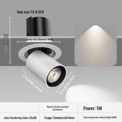 Meng Pao Rotatable Recessed LED Spotlight