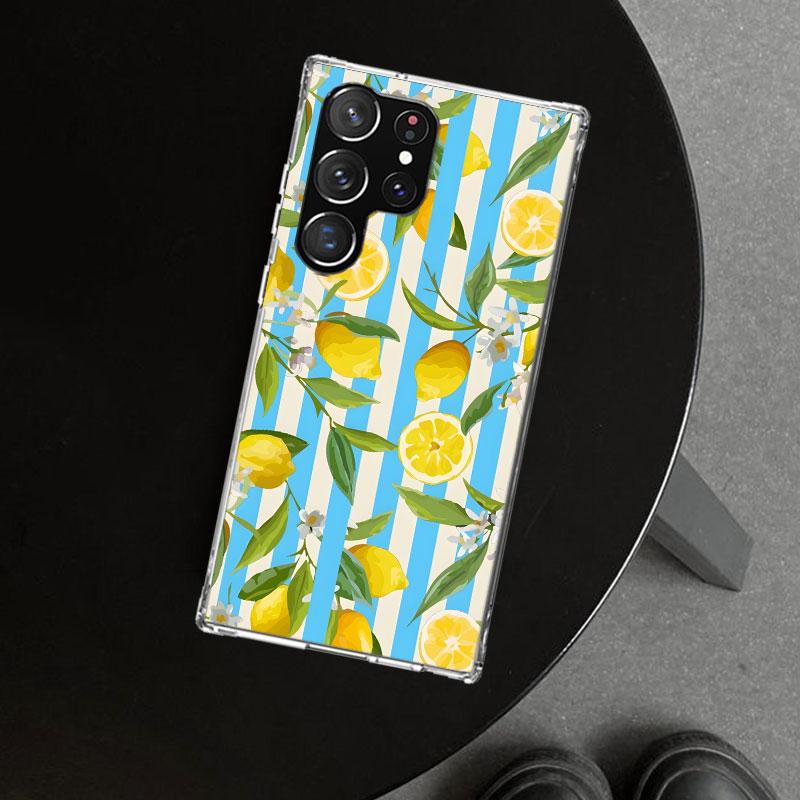 Citrus Limon Linnaeus Phone Case Cover for Samsung Galaxy S26 S25 Edge S24 S23 Ultra S22 Plus S21 FE S20 + Art Customized Fundas