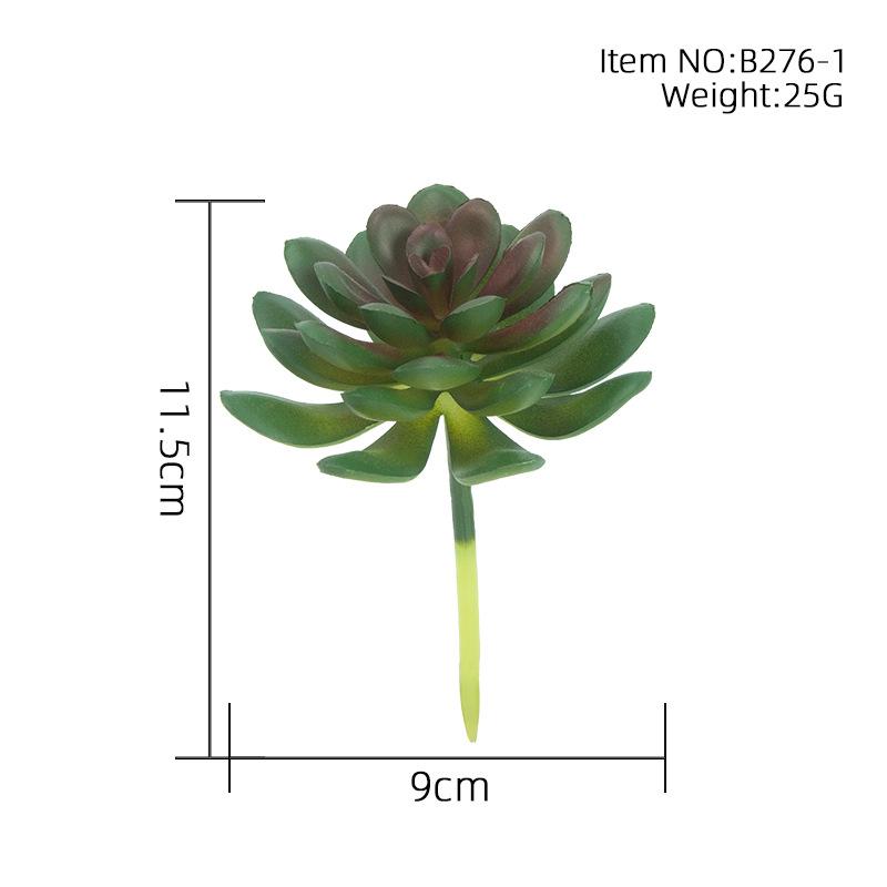 Diy Simulated Succulent Plant Head 1-2 Yuan, Mini Fake Succulent Bonsai With Flowers, Supermarket Decorations