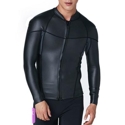 Diving Wetsuit Jacket Men 2mm Neoprene Long Sleeve Top Surfing Snorkeling UV Protection Jellyfish Suit
