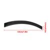 2pcs 45cm Universal Car Wheel Eyebrow Arch Mouldings Fender Strips Trim Stickers Protector Strips