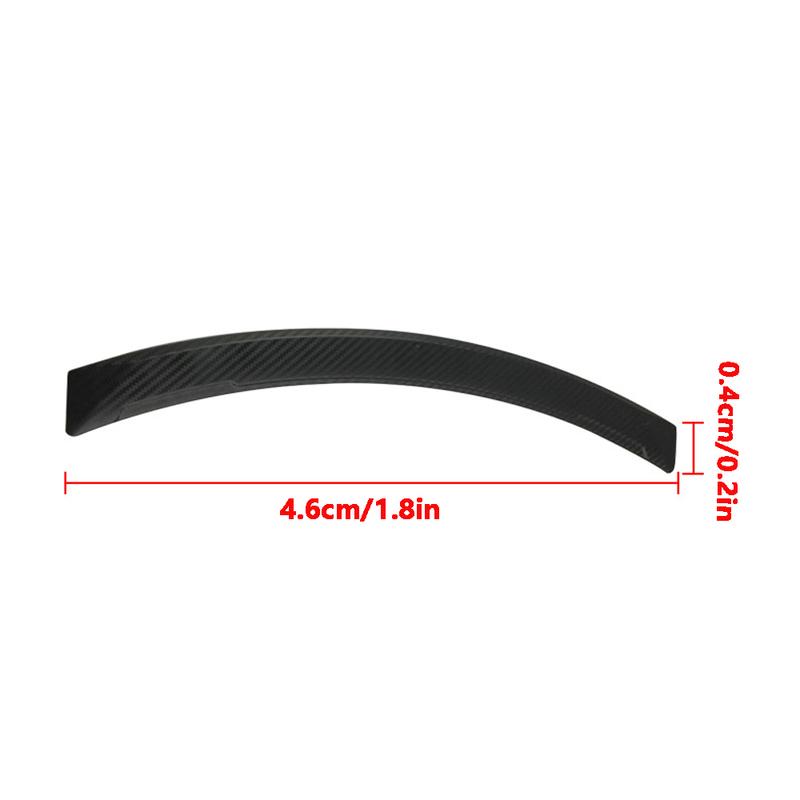 2pcs 45cm Universal Car Wheel Eyebrow Arch Mouldings Fender Strips Trim Stickers Protector Strips