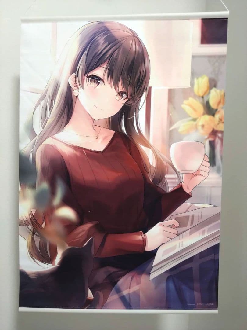 

[USED] Mofumaruya Kagachi Saku / B2 Tapestry / GIRL FRIEND 4 Bonus Item