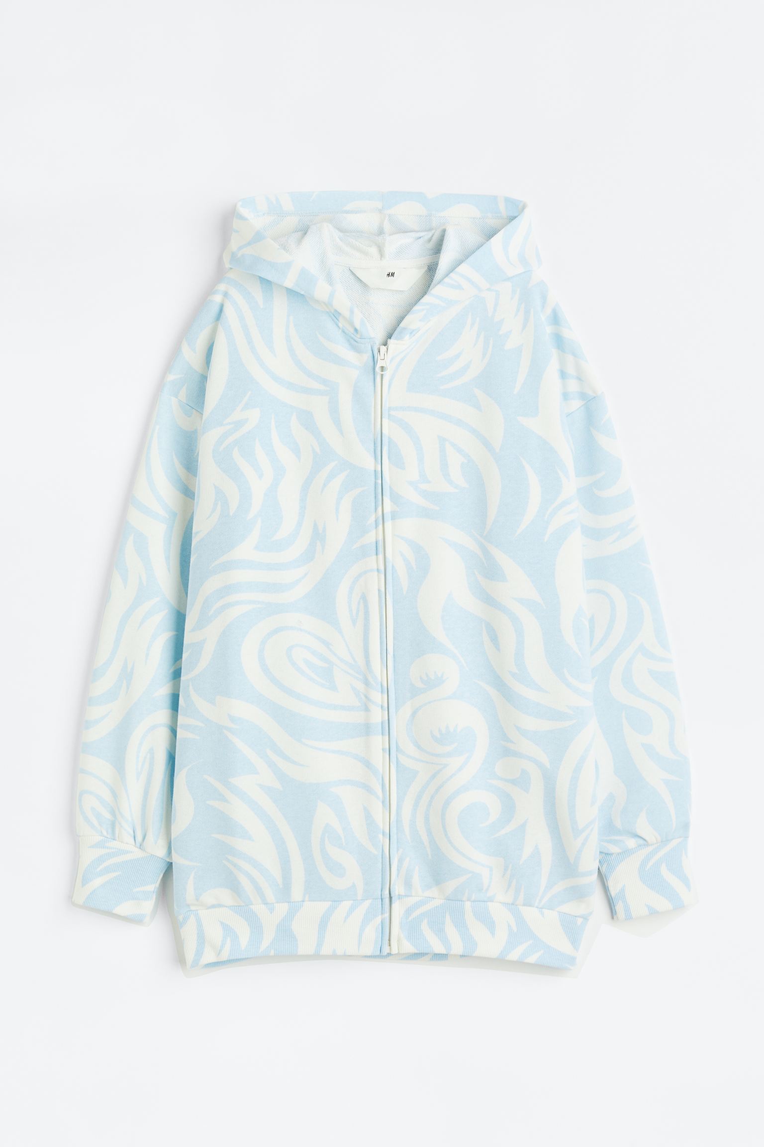 

Толстовка оверсайз на молнии