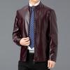 High-end Spring and Autumn New Genuine Leather Jacket Men's Stand-up Collar Sheepskin Jacket Short Slim Casual Jacket