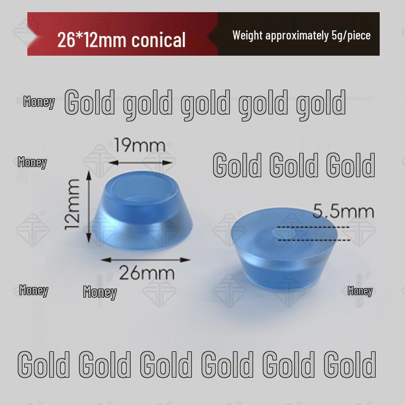 Anti-Slip Rubber Foot Pads for Furniture: Protective, Moisture-Proof, Height-Adjusting Cushion for Sofas, Tables, Chairs, and Stools