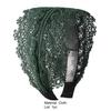 Women Hairband Wide Retro Style Sweet with Teeth Elegant Hair Accessories Anti-slip Lace Embroidered Hair Hoop for Daily Life