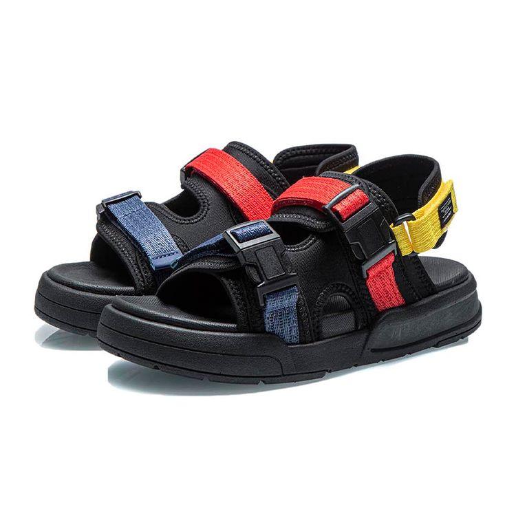 LiNing Youth  Coca Sports Sandals Kids Sandals Black Red YKUR010-5