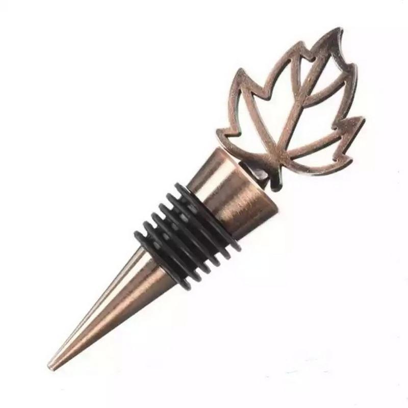 Maple Leaf Wine Stopper Sealed Champagne Bottle Cap Stopper Unique Wine Bottle Decoration Wine Pourer Stopper