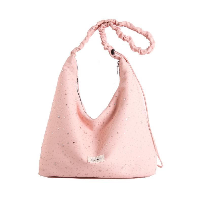 Slack large-capacity bag lady, new commuter versatile shoulder messenger cloth bag college student tote bag