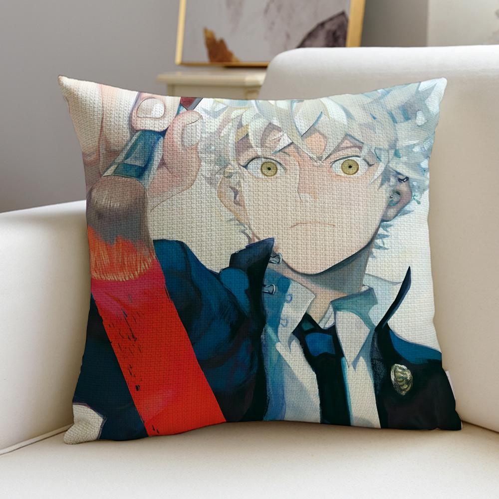 

Artistic BBlue PeriodS Cushion Cover Breathable and skinfriendly linen pillowcase square removable and washable cushion 30X30cm