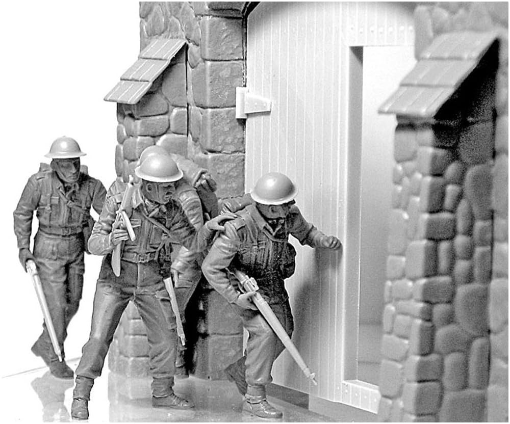 Master Box 1/35 Scale British Infantry (5 Figures) Western Front 1944-45 Plastic Model Kit MB35085