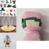 Soft And Cute Plush Minecraft Characters Enderman Creeper Zombie Parrot Dolphin Axolotl And More!
