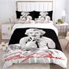 Marilyn Monroe Duvet Cover Soft Bedding Set with Pillowcases for Teens Single Double Queen King Size