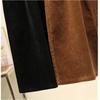 Women's Fall/Winter Thickened Plus Size Corduroy Skirt Loose-Fitting, Flattering High-Waisted Mid-Length A-Line Skirt