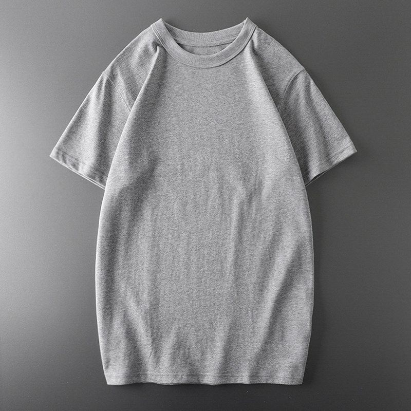 Amekaji 300G Heavy Weight T-Shirt Men's Short Sleeve Summer American Cotton Base Shirt Export Men's Clothing Cotton T-shirt