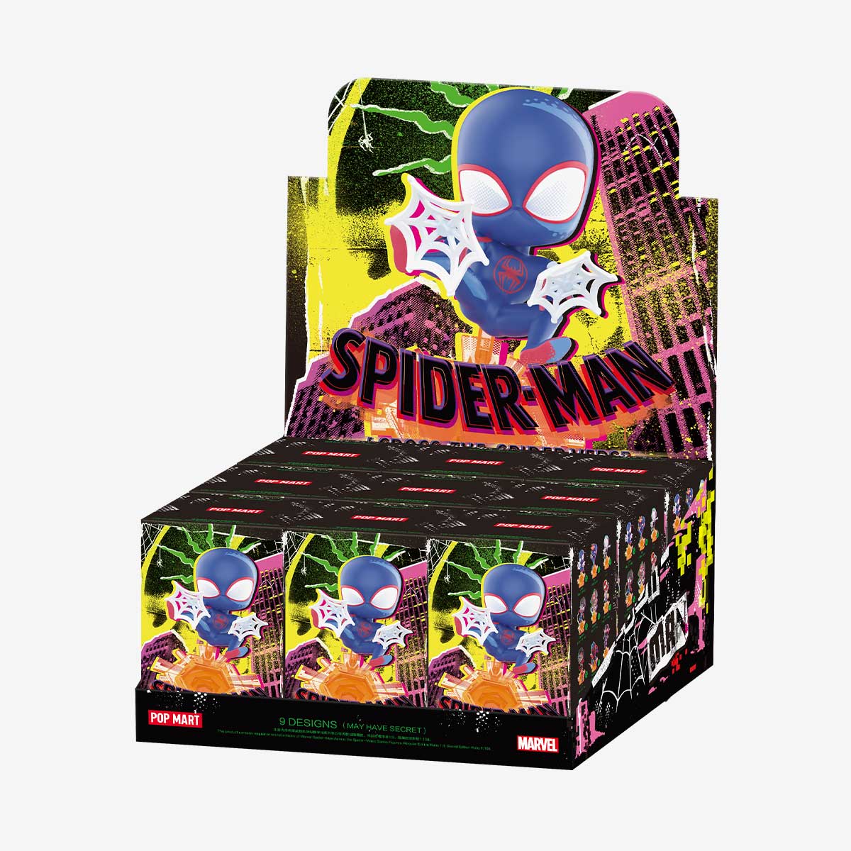 POP MART Фигурки Marvel Человек-паук: Паутина вселенных Серия Фигурки Секретная фигурка