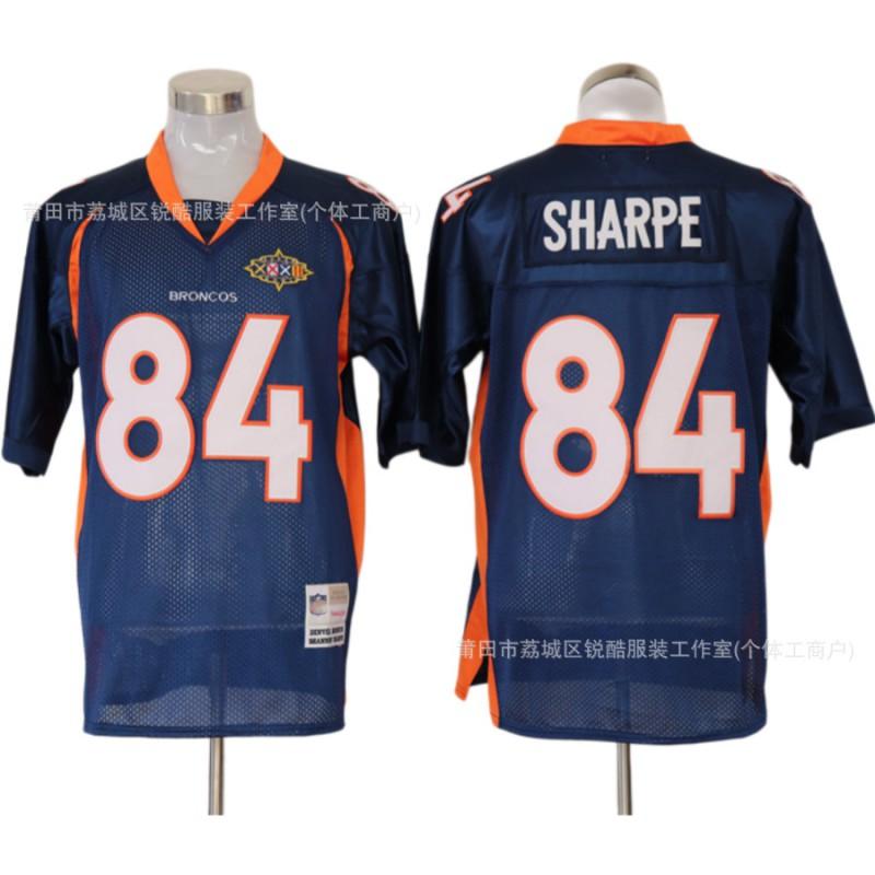 Camiseta de Fútbol Retro Denver Broncos 84 Salón de la Fama Bordada Ropa para Aficionados Deportivos Hombres Mujeres