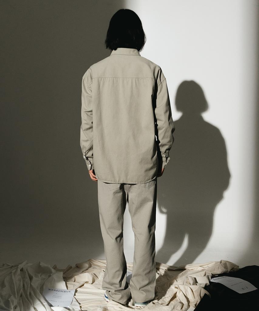 AGENT PEEK Agp Cotton Shirt & Pants Beige