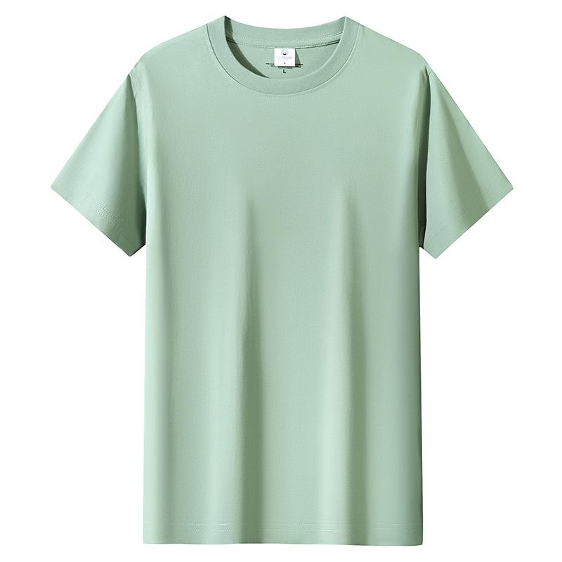 QICED Men's Fashion Casual Summer Spring O-Neck Short Sleeve Blouses & Shirts Casual Chic