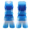 Adult Kids Basketball Jersey Set Child Men Blank Basketball Uniforms Goal Throw Training Vest Double Pocket Shorts Sports Suit