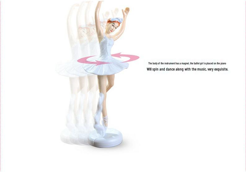 Rotating Ballet Girl Music Box - Ideal Birthday & Children's Day Gift for Girls
