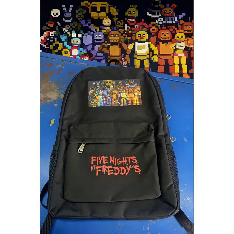 Five Nights At Freddys Cartoon Print Oxford Bag And Pencil Case For Teens