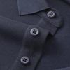 Men's Wool Blend Long Sleeve Polo Shirt