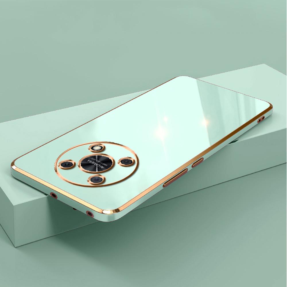 For Huawei Nova Y90 Case Luxury Square Plating Huawei Nova Y90 Phone Case CTR-LX2 Case Y90 ShockProof Silicone Back Cover Fundas