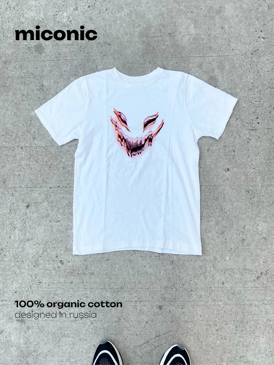 Evangelion anime printed T-shirt L