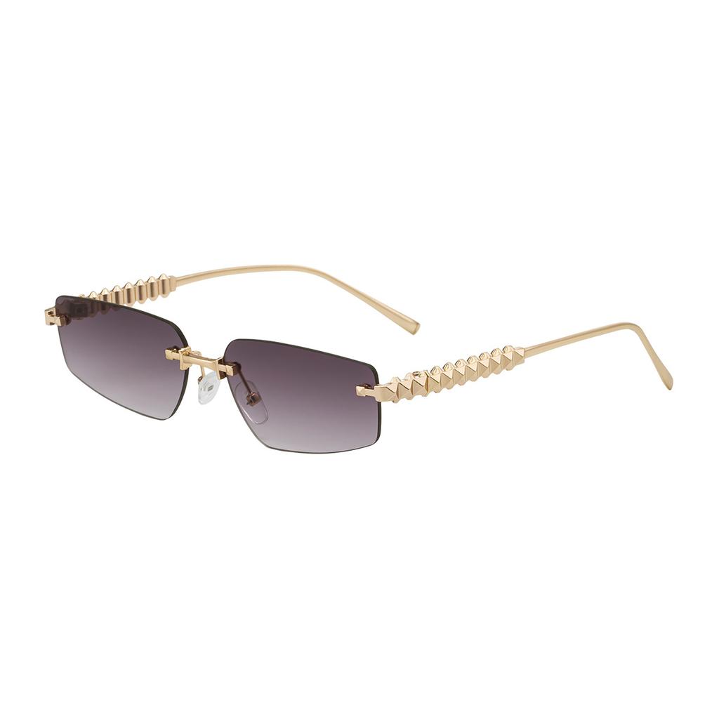 JYL TS Women's Rimless Cat-Eye - Unique Outdoor Street Sun-Protective XN-90340