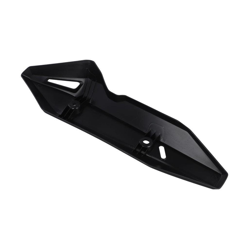 Upgrade Your For Click 150125 with This Black Carbon Fiber Exhaust Pipe Cover